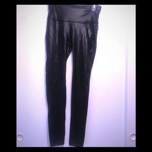Authentic Spanx faux leather leggings